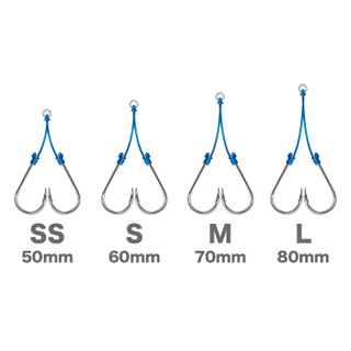 Fishing Hooks TEASER BKK High Carbon Steel Hook Double Assist Snapper  Silicon Squid Skirts Metal Jig Head Slow Pitch 230912 From Hu09, $10.76