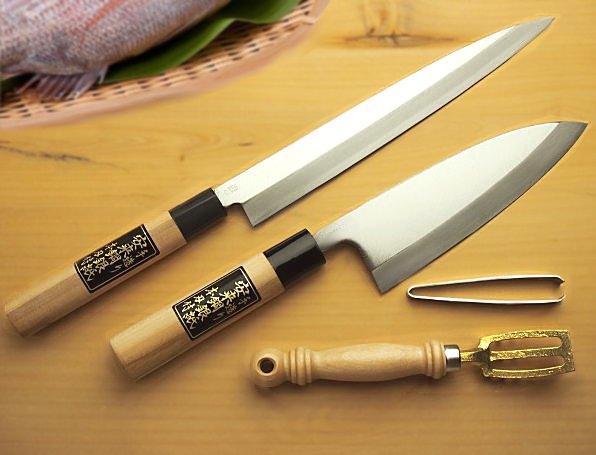Japanese Knife, Deba and Sashimi